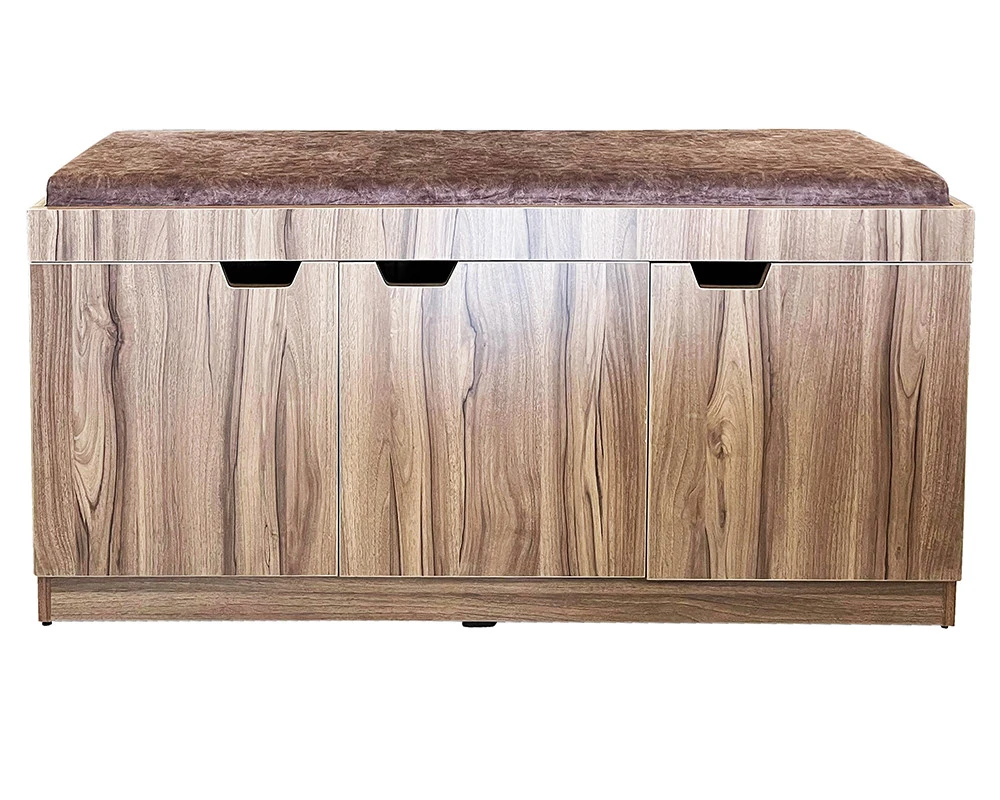 VK Star Model Shoerack with Seating in Cushion - VK Furniture | VK Furniture & Electronics Mangalore