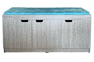 VK STAR MODEL SHOERACK WITH SEATING IN CUSHION — VK Furniture & Electronics | VK Furniture Mangalore