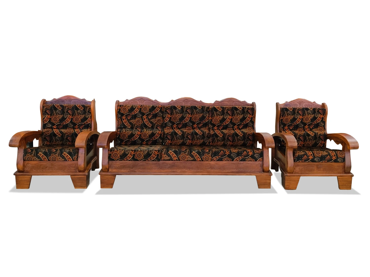 VK Singapoori 3+1+1 Sofa Sets - VK Furniture | VK Furniture & Electronics Mangalore