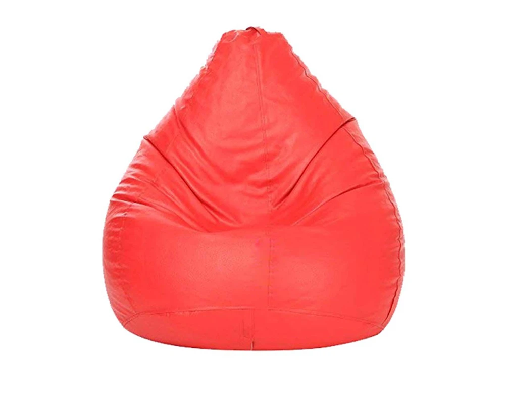 VK PREMIUM FABRIC CLASSIC RED XXL FILLED WITH BEANS — VK Furniture & Electronics | VK Furniture Mangalore