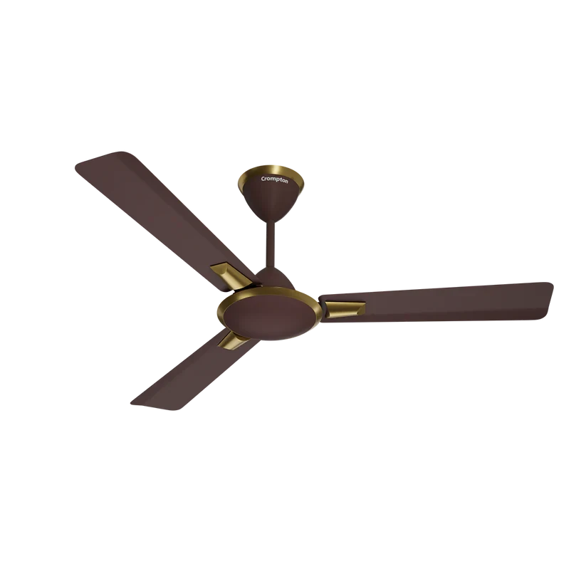 CROMPTON AURA 1200MM BROWN CEILING FAN — VK Furniture & Electronics | VK Furniture Mangalore