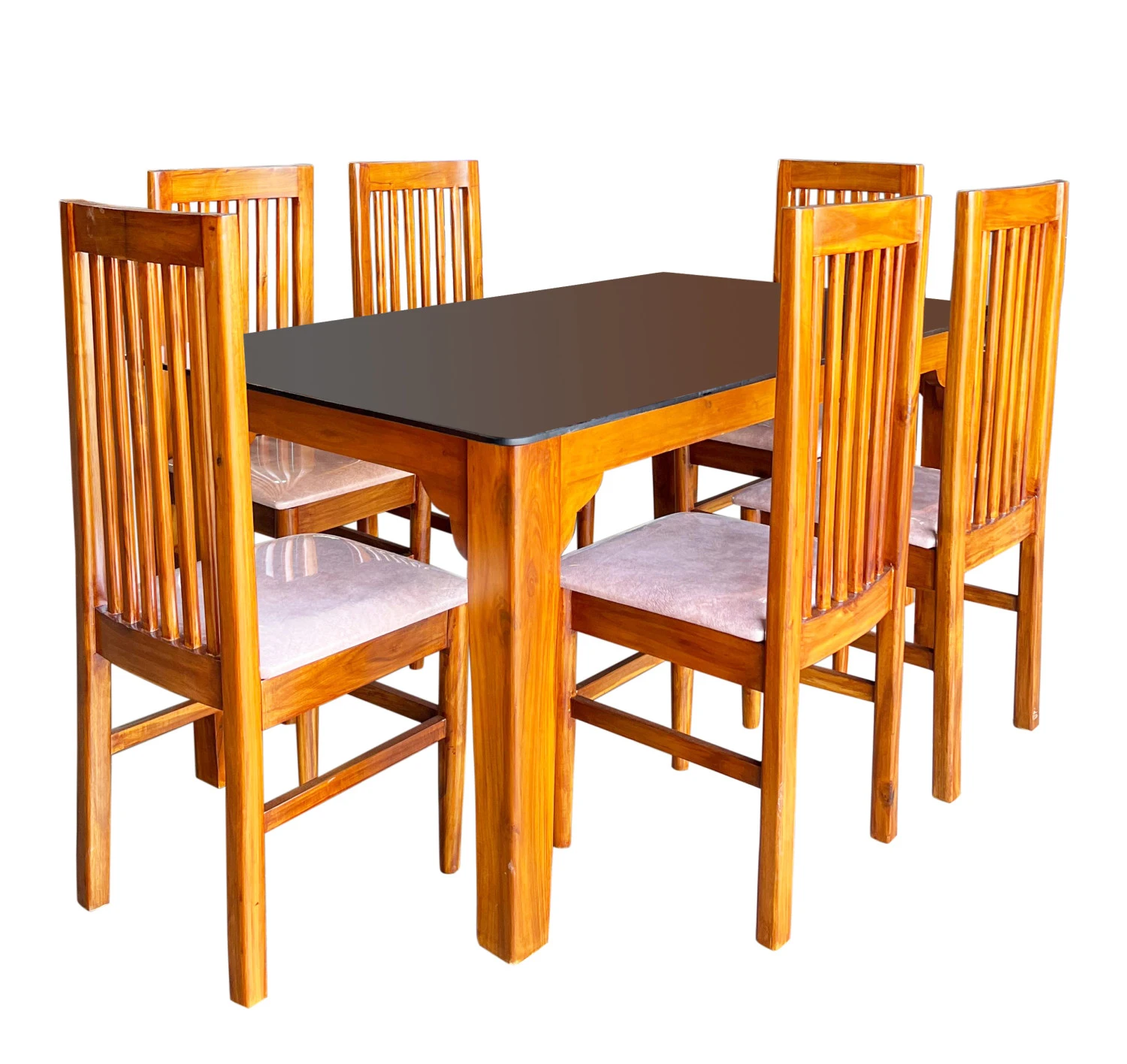VK Royal Model 6 Seater Dining Set - VK Furniture | VK Furniture & Electronics Mangalore