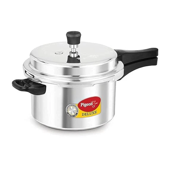 Pigeon Aluminium Pressure Cooker Deluxe 5L - VK Furniture | VK Furniture & Electronics Mangalore