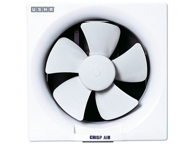 USHA EXHAUST FAN 150MM CRISP AIR WHITE — VK Furniture & Electronics | VK Furniture Mangalore