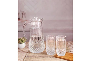 ROXX Longchamp Beverage Jug Glass Set  (Glass) — VK Furniture & Electronics | VK Furniture Mangalore