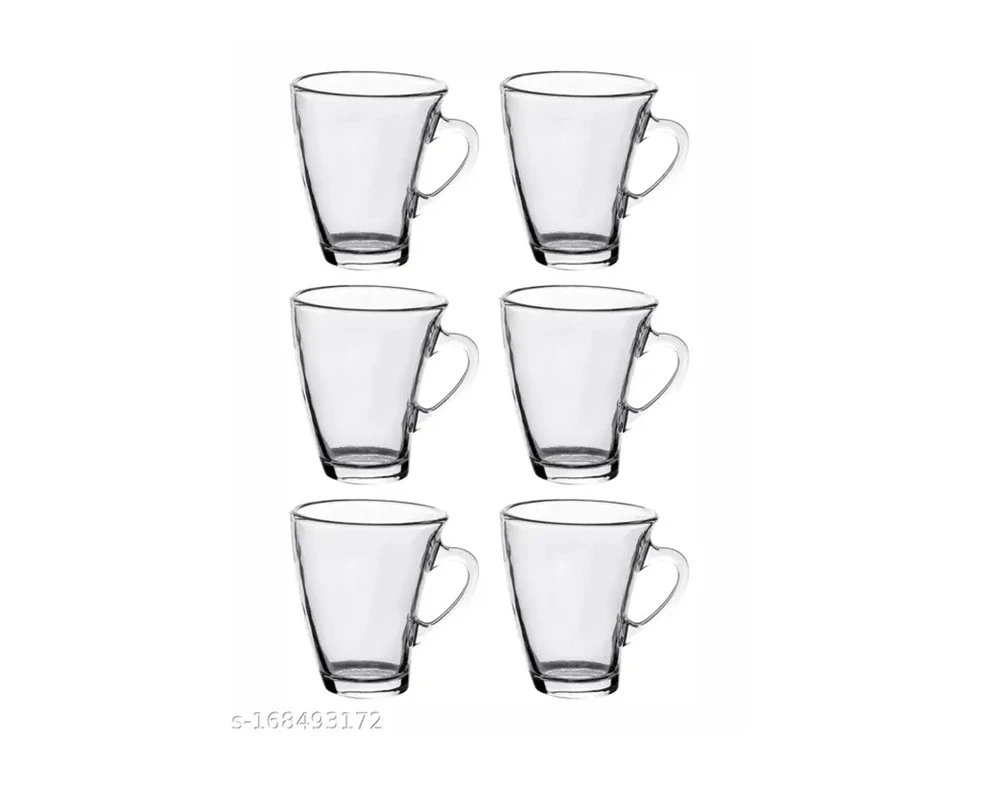 Roxx Glass Delta Coffee Mug (Set of 6pcs) - VK Furniture | VK Furniture & Electronics Mangalore
