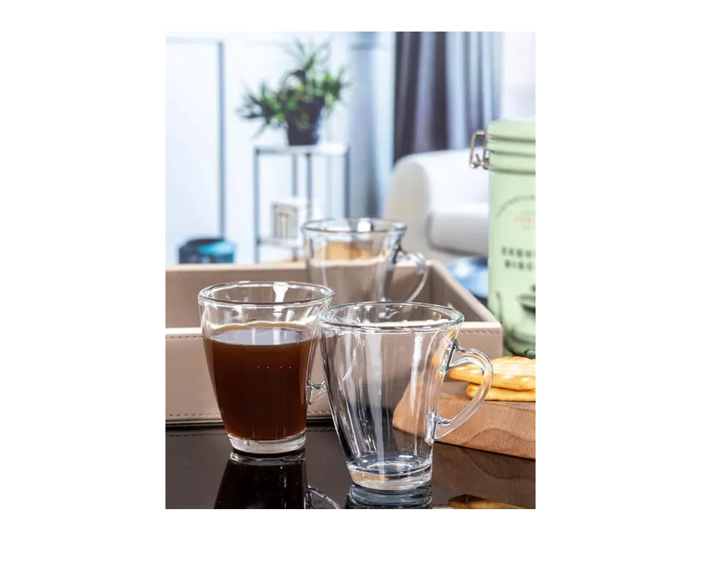 Roxx Glass Delta Coffee Mug (Set of 6pcs) - VK Furniture | VK Furniture & Electronics Mangalore