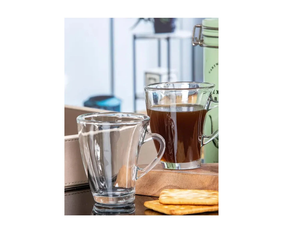 Roxx Glass Delta Coffee Mug (Set of 6pcs) - VK Furniture | VK Furniture & Electronics Mangalore