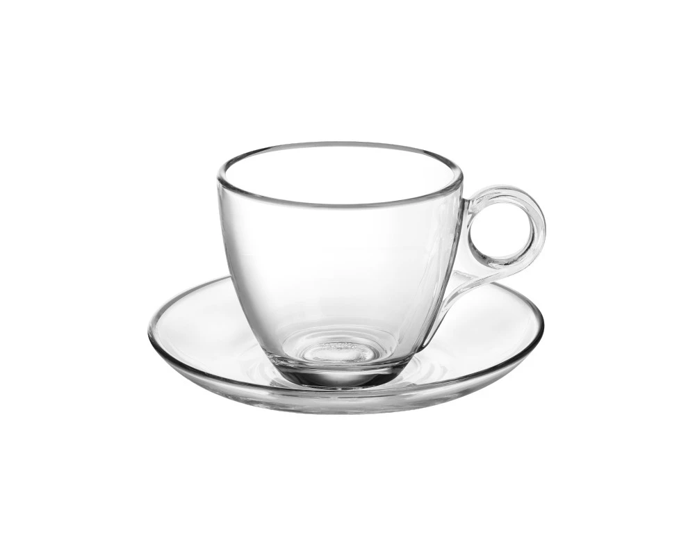 Treo Vella Glass tea Cup & Saucer - VK Furniture | VK Furniture & Electronics Mangalore