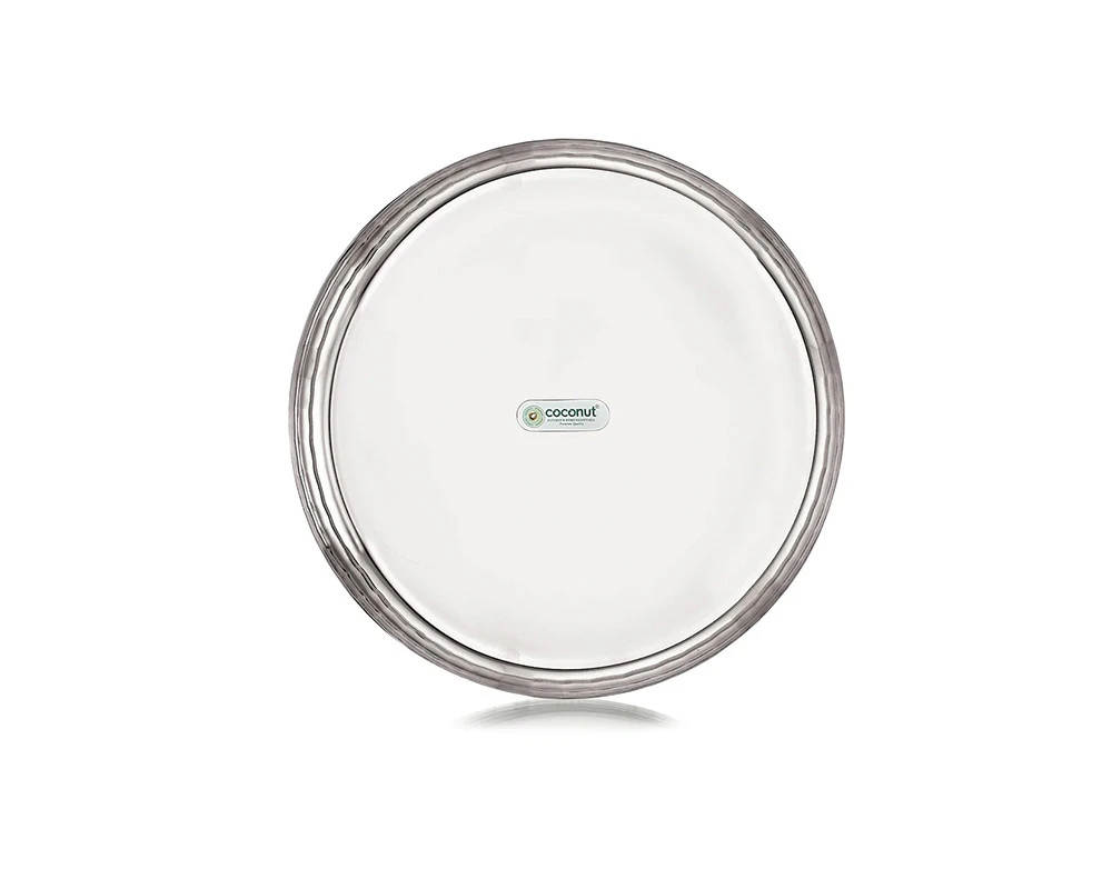 Stainless Steel Citrus Dinner Plate - VK Furniture | VK Furniture & Electronics Mangalore