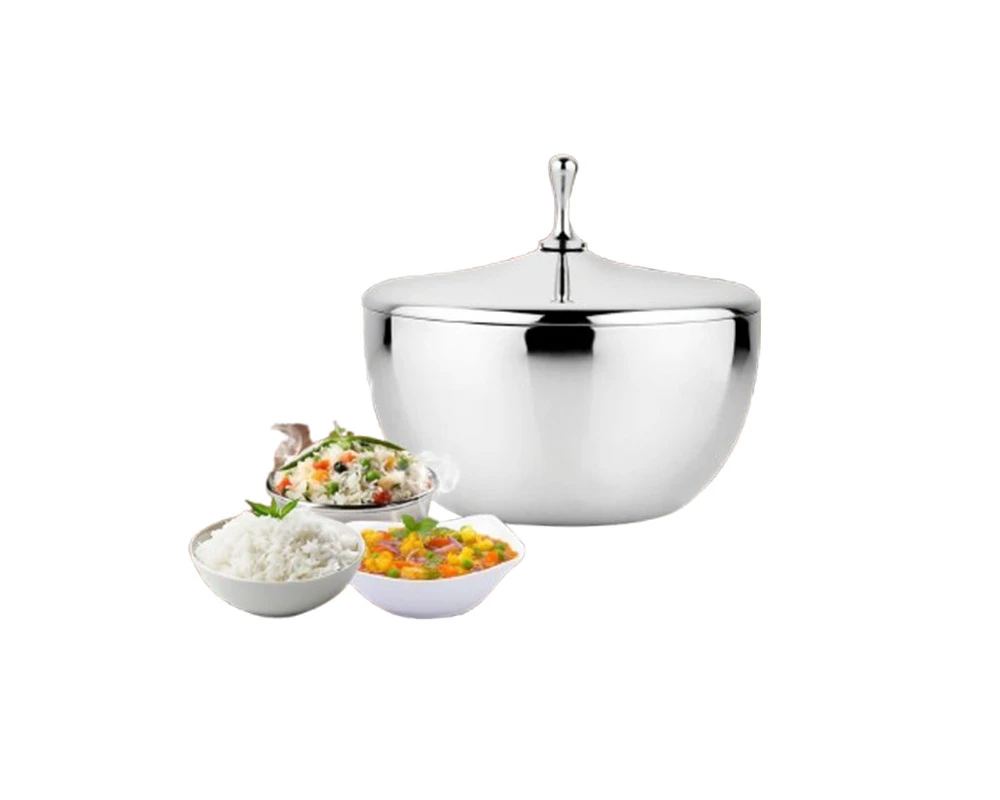 Classic Double Wall Plain Serving Bowl - VK Furniture | VK Furniture & Electronics Mangalore