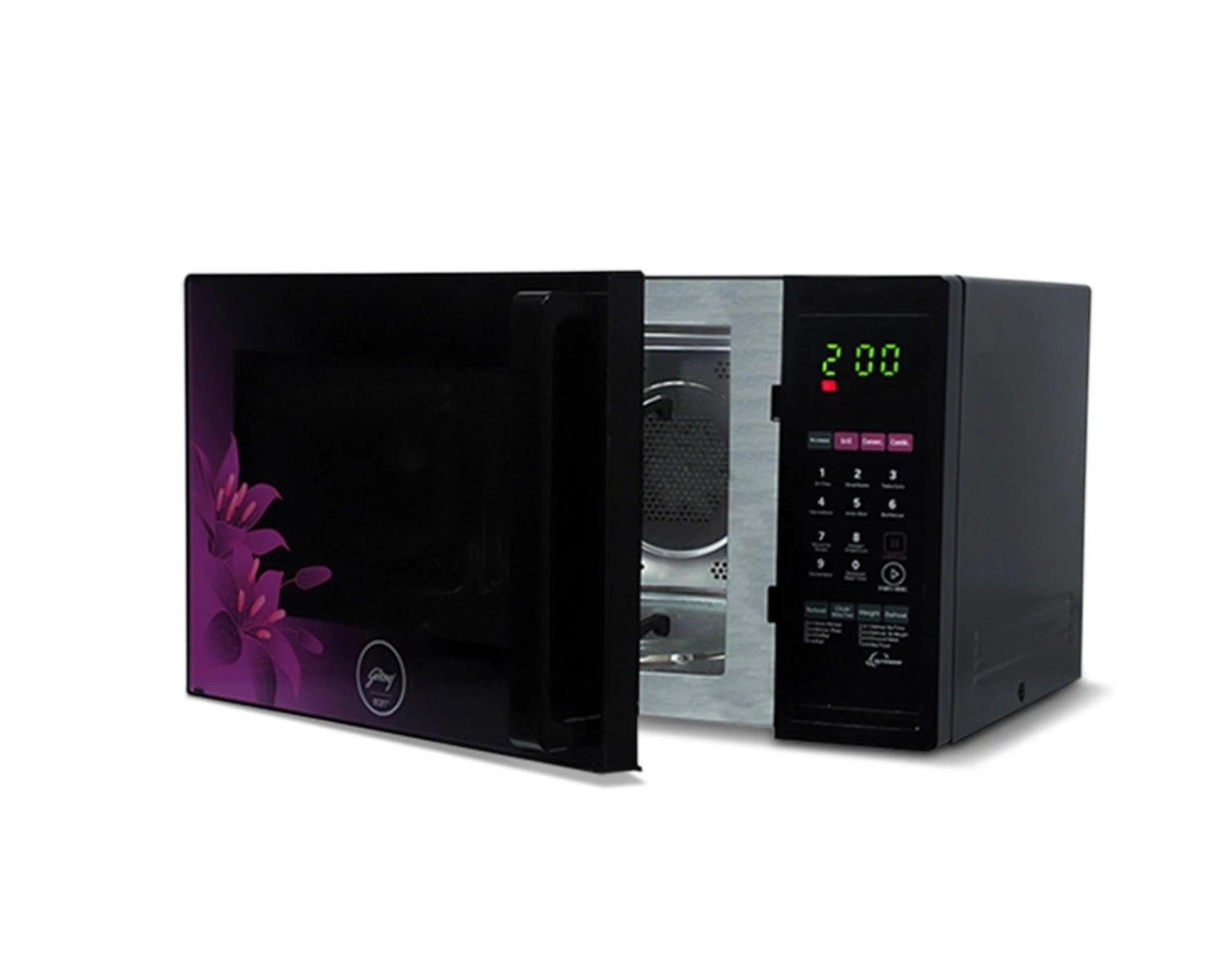 GODREJ MICRO WAVE OVEN GME 734 CR1 PM 34LTR VIOLET FLORAL