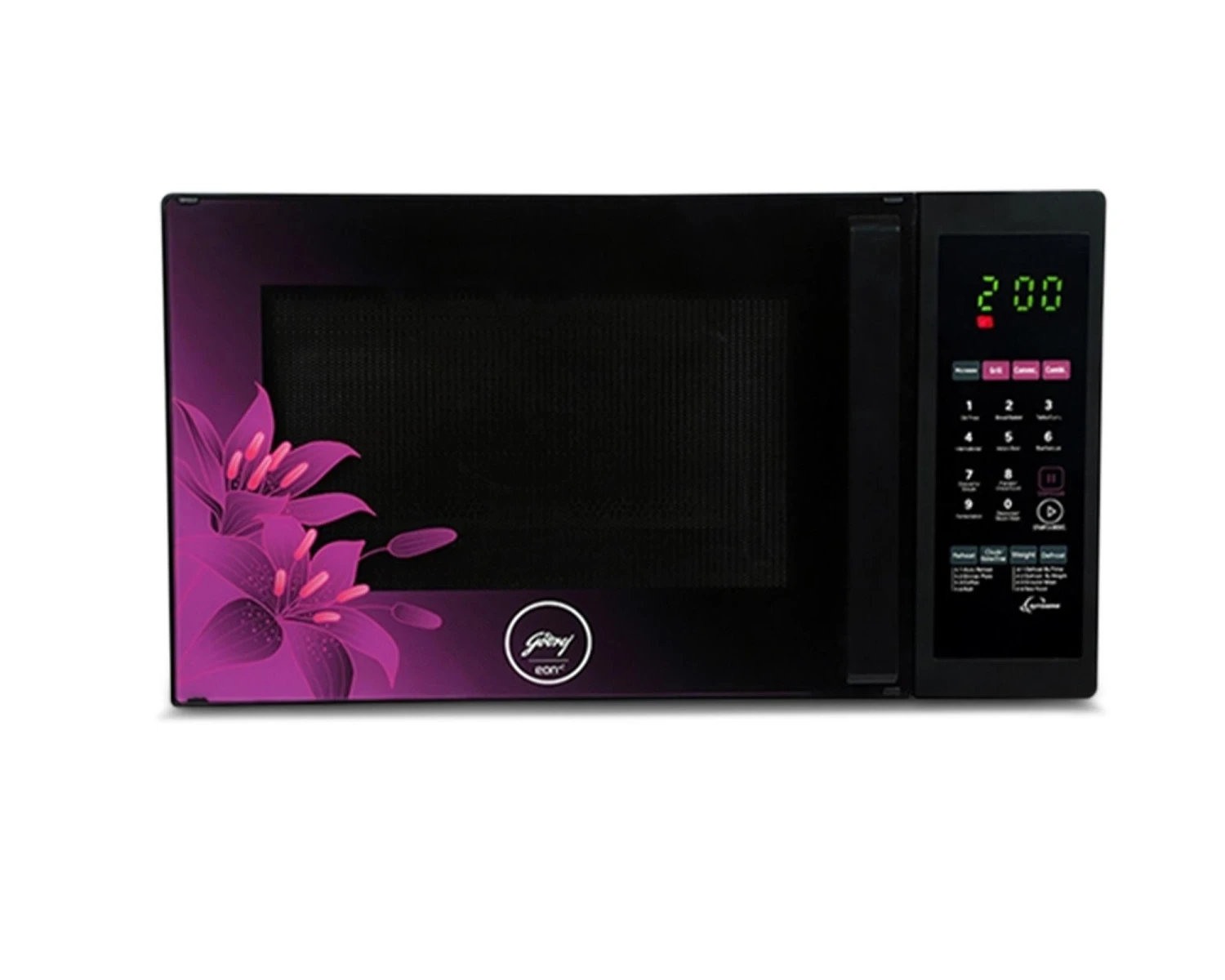 GODREJ MICRO WAVE OVEN GME 734 CR1 PM 34LTR VIOLET FLORAL