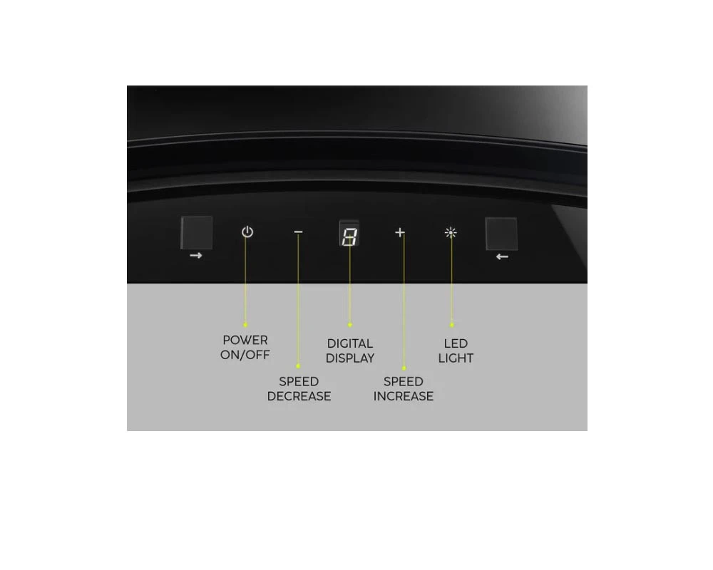 GLEN CHIMNEY 6058 DI BL AC 60CM 1200 - VK Furniture | VK Furniture & Electronics Mangalore
