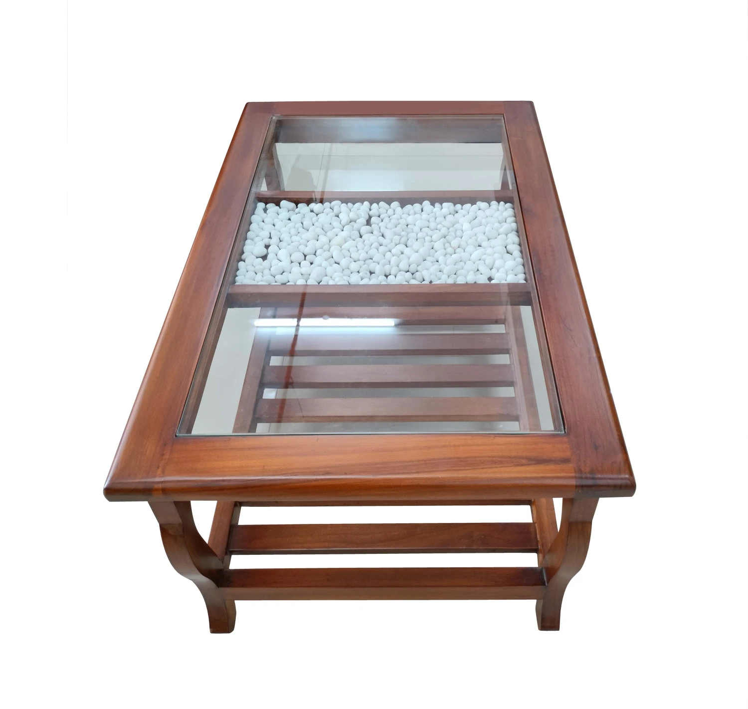 S Leg  Middle Stone Coffee Table - VK Furniture | VK Furniture & Electronics Mangalore