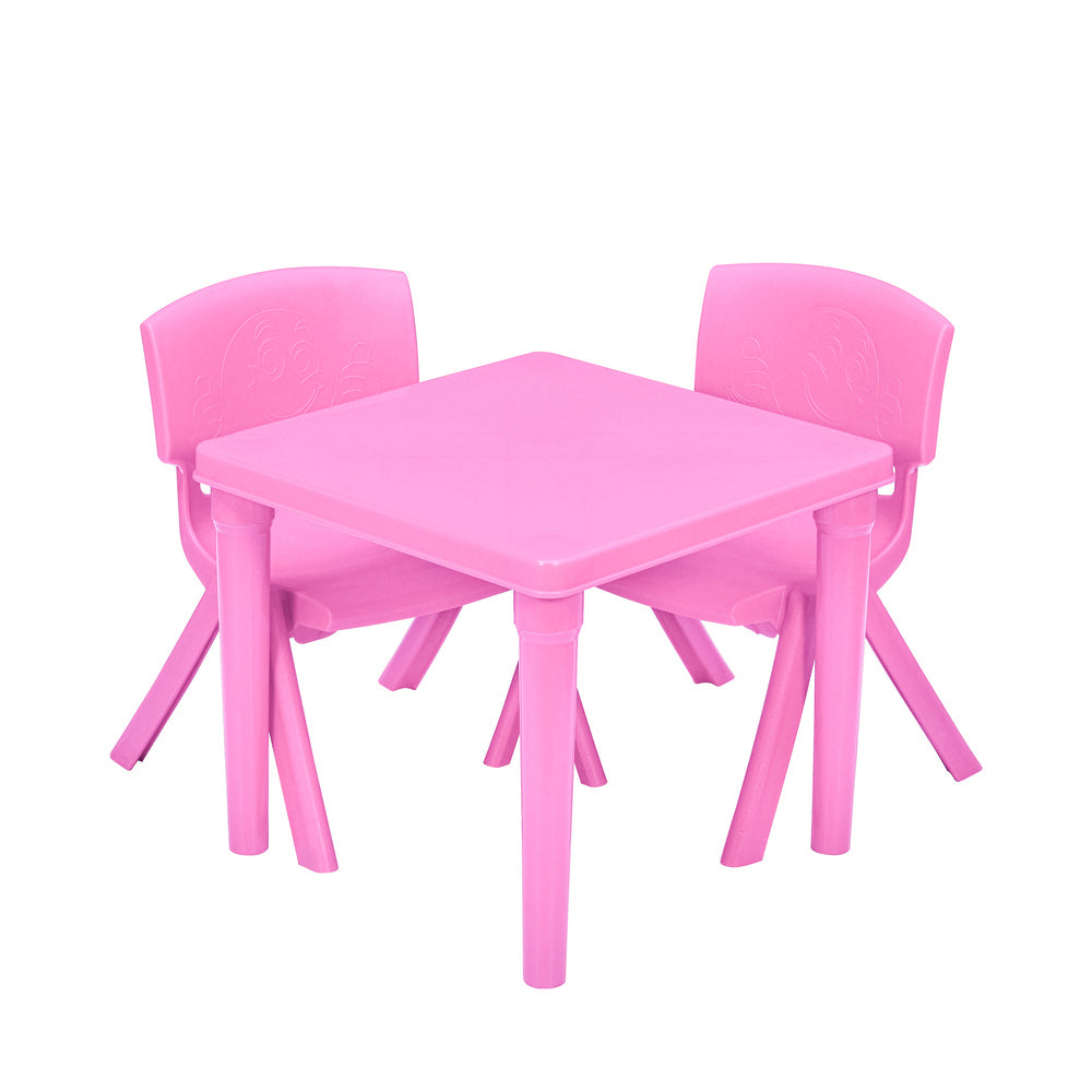 Nilkamal Genius Ludo Table + 2 Chairs Kid's Study Set
