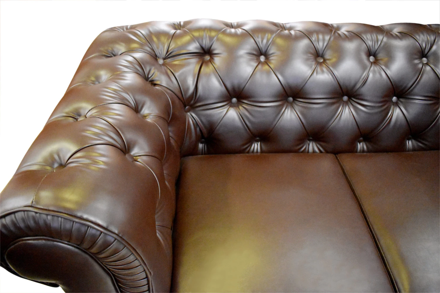 VK Rustic Button Model 3 Seater Sofa - VK Furniture | VK Furniture & Electronics Mangalore