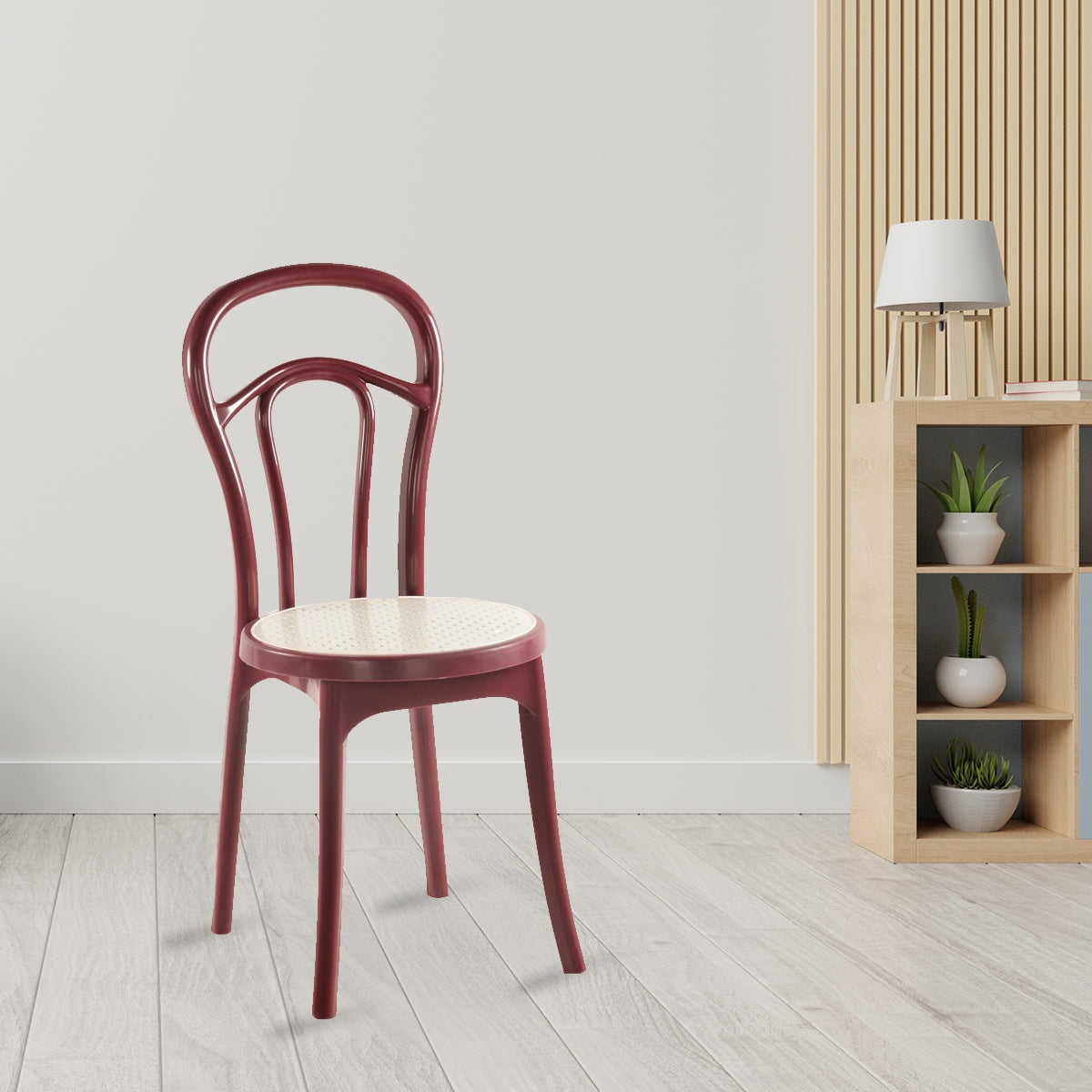 NILKAMAL CHR 4040 WITHOUT CUSHION ARMLESS CHAIR — Nilkamal | VK Furniture Mangalore