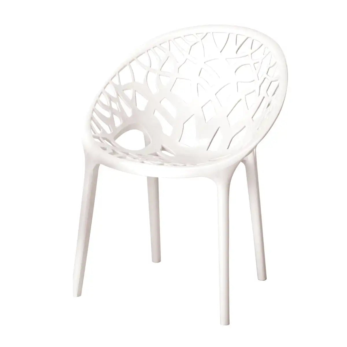 Nilkamal Crystal Plastic Outdoor Set with 2 Chairs and 1 Table (Milky White) - Nilkamal | VK Furniture & Electronics Mangalore