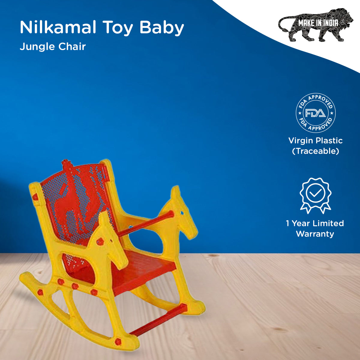 Nilkamal Toy Jungle Plastic Baby Arm Chair - Nilkamal | VK Furniture & Electronics Mangalore
