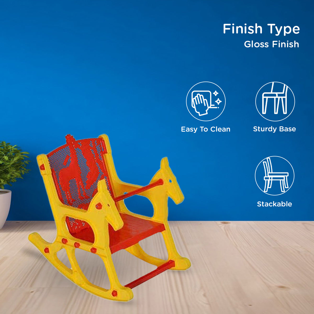 Nilkamal Toy Jungle Plastic Baby Arm Chair - Nilkamal | VK Furniture & Electronics Mangalore