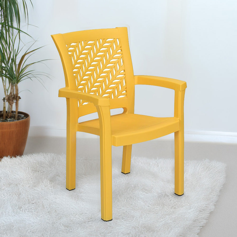 NILKAMAL TULIP PLASTIC ARM CHAIR — Nilkamal | VK Furniture Mangalore