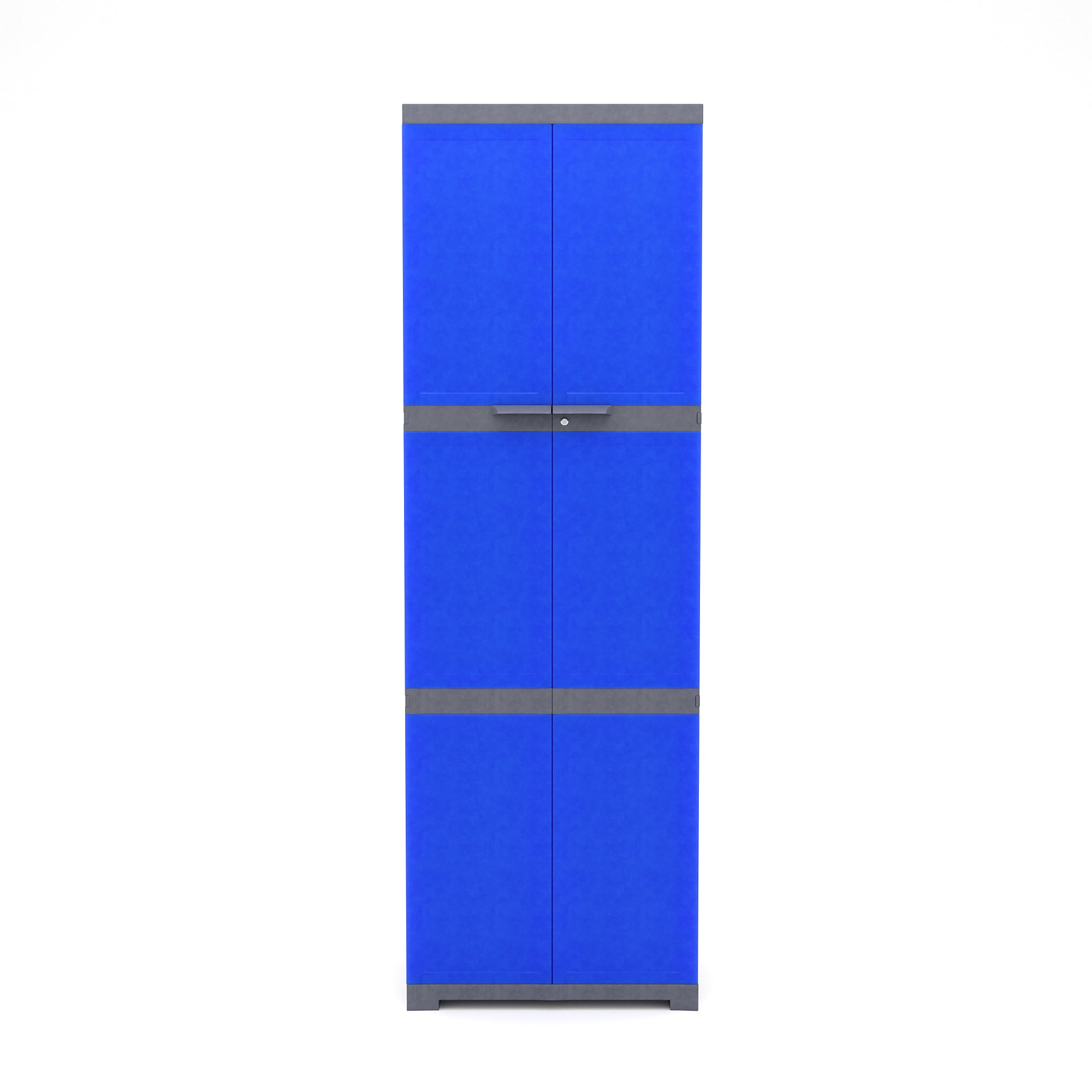 Nilkamal Freedom Mini Large (FML) Plastic Storage Cabinet (Deep Blue / Grey) - Nilkamal | VK Furniture & Electronics Mangalore