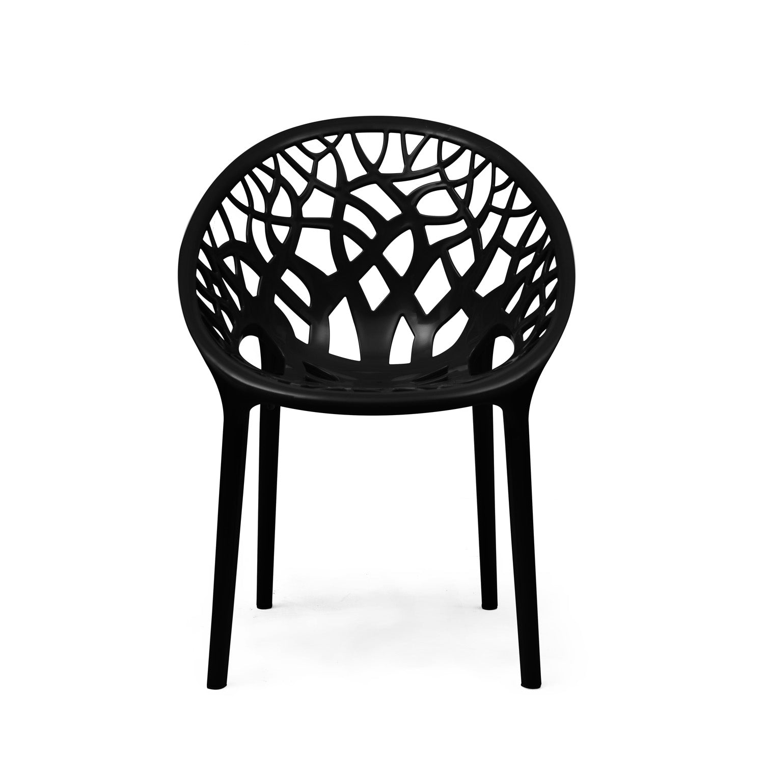 Nilkamal Crystal Polypropylene Premium Chair (Iron Black) - Nilkamal | VK Furniture & Electronics Mangalore