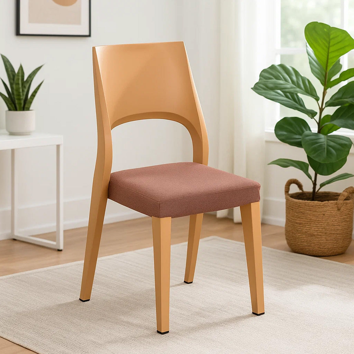Nilkamal Ace Plastic Chair With Cushion — Nilkamal | VK Furniture Mangalore