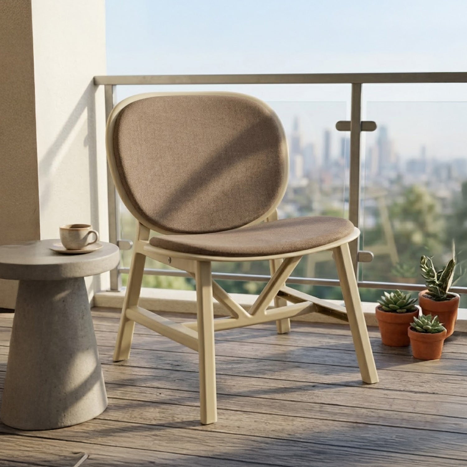 Nilkamal Arena Cushioned Plastic Chair