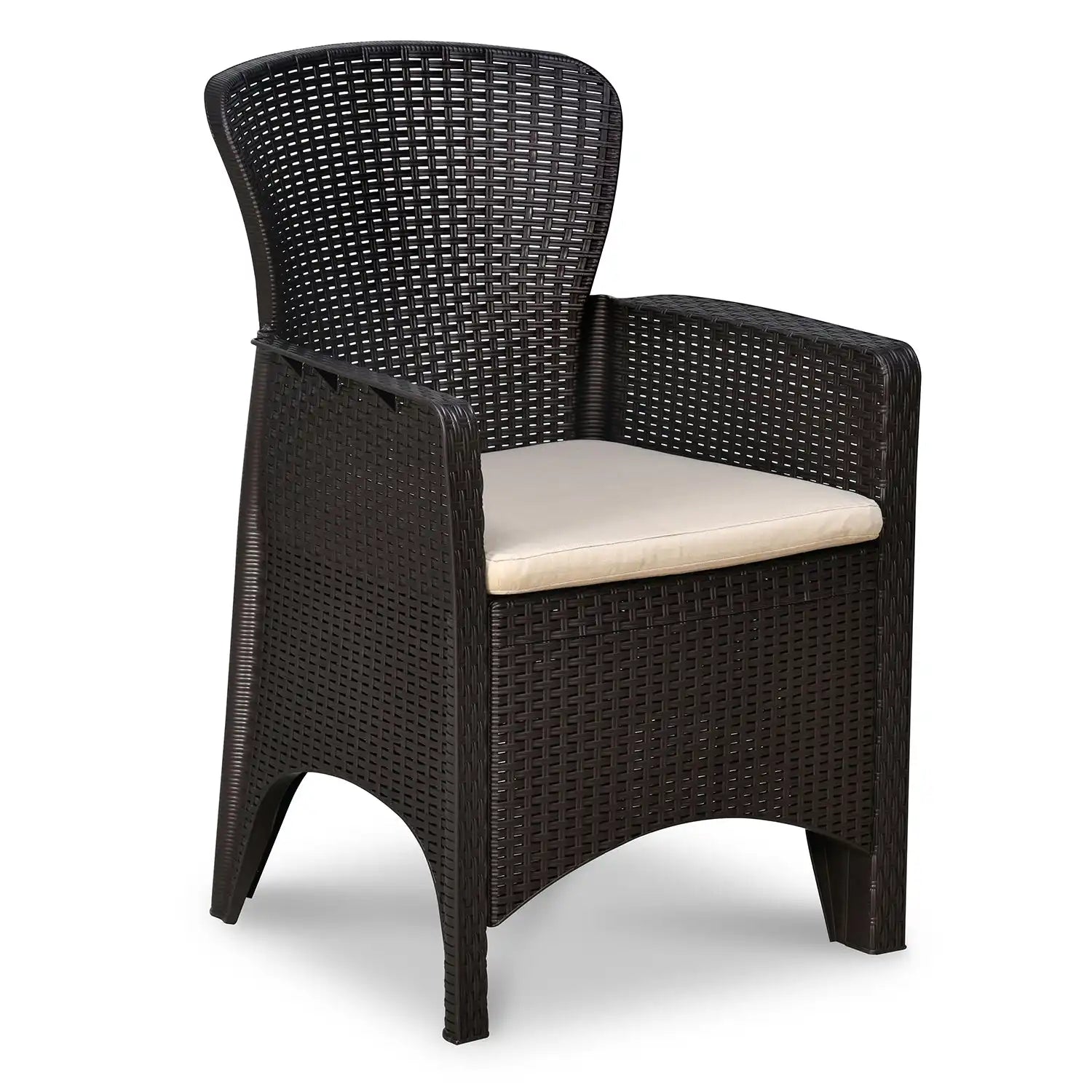 Nilkamal Breeze One Seater Plastic Sofa Chair with Cushion, Set of 2 - Nilkamal | VK Furniture & Electronics Mangalore