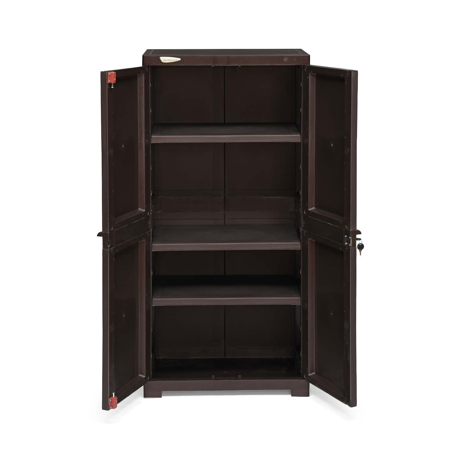 Nilkamal Freedom FMM Plastic Storage Cabinet (Weather Brown) - Nilkamal | VK Furniture & Electronics Mangalore