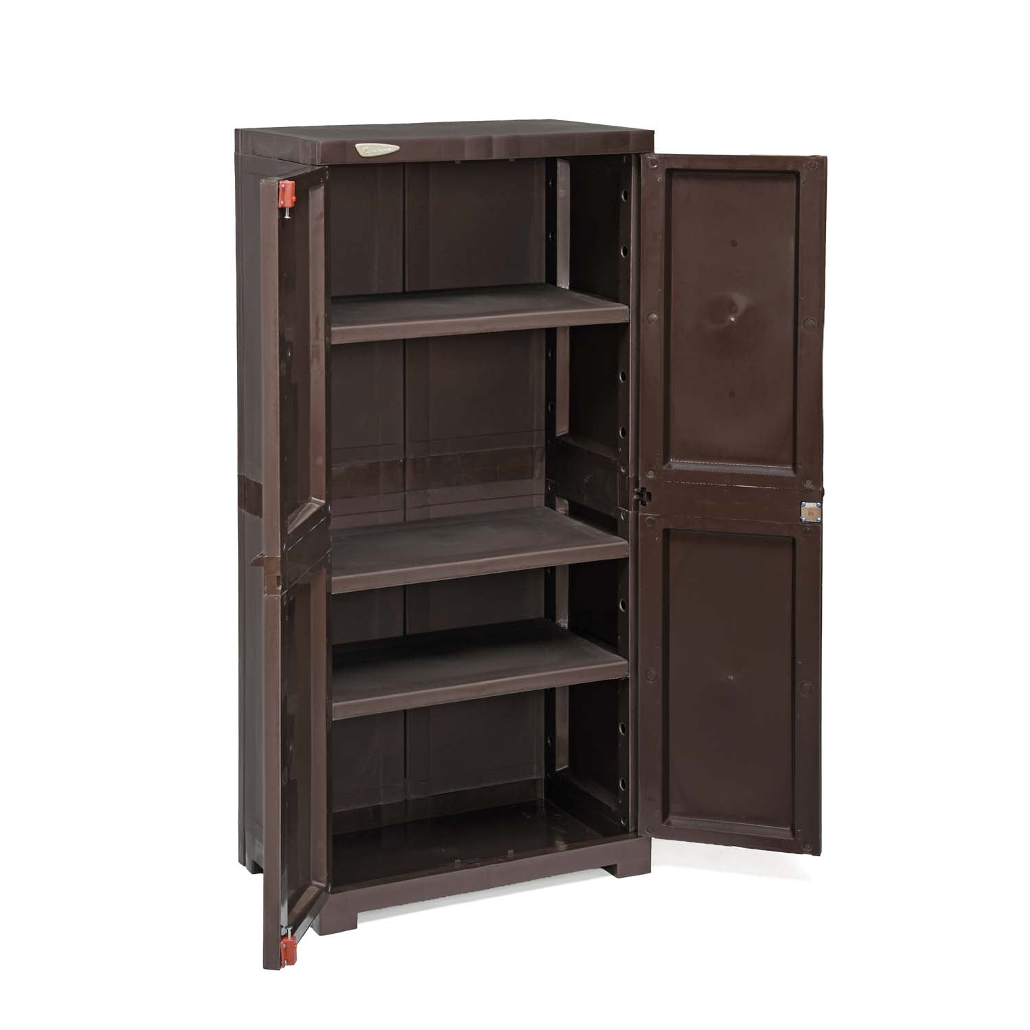 Nilkamal Freedom FMM Plastic Storage Cabinet (Weather Brown) - Nilkamal | VK Furniture & Electronics Mangalore