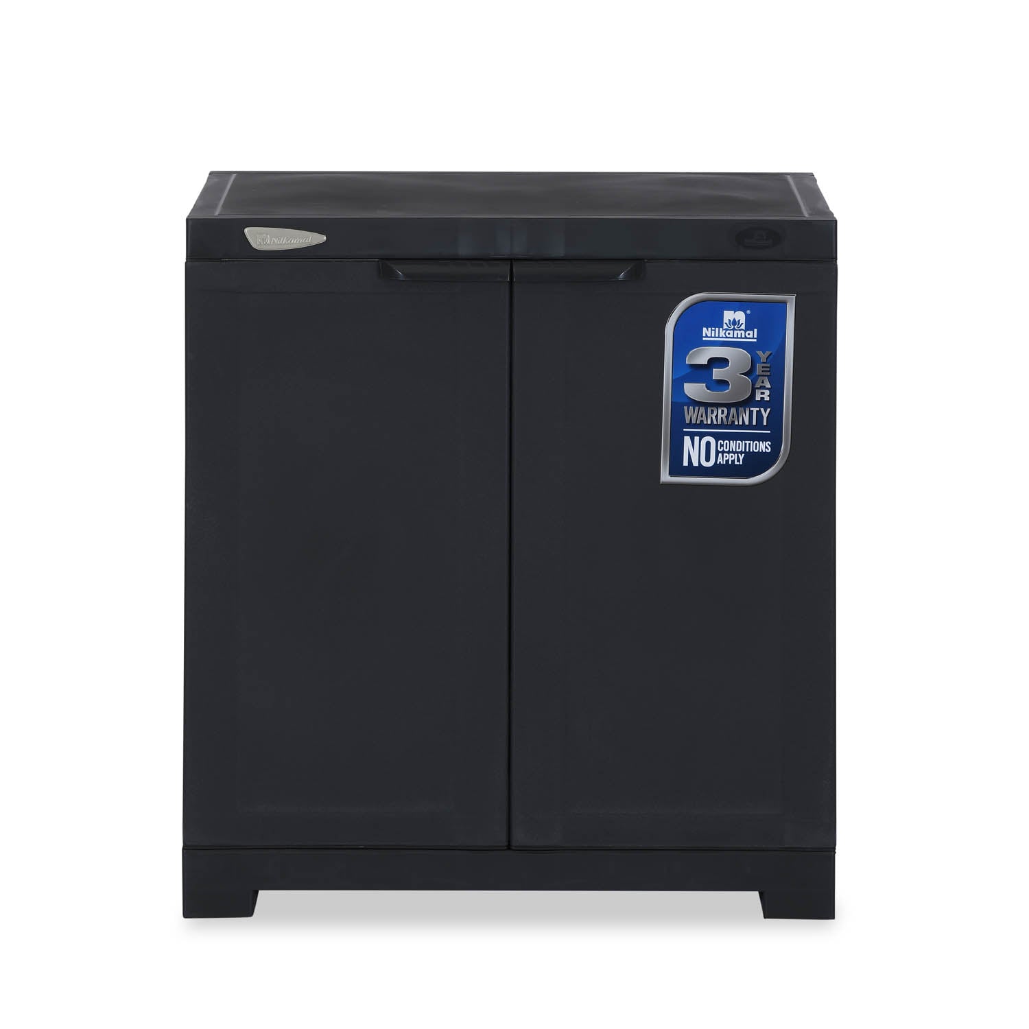Nilkamal Freedom Small (FMS) Plastic Storage Cabinet (Charcoal Grey) - Nilkamal | VK Furniture & Electronics Mangalore
