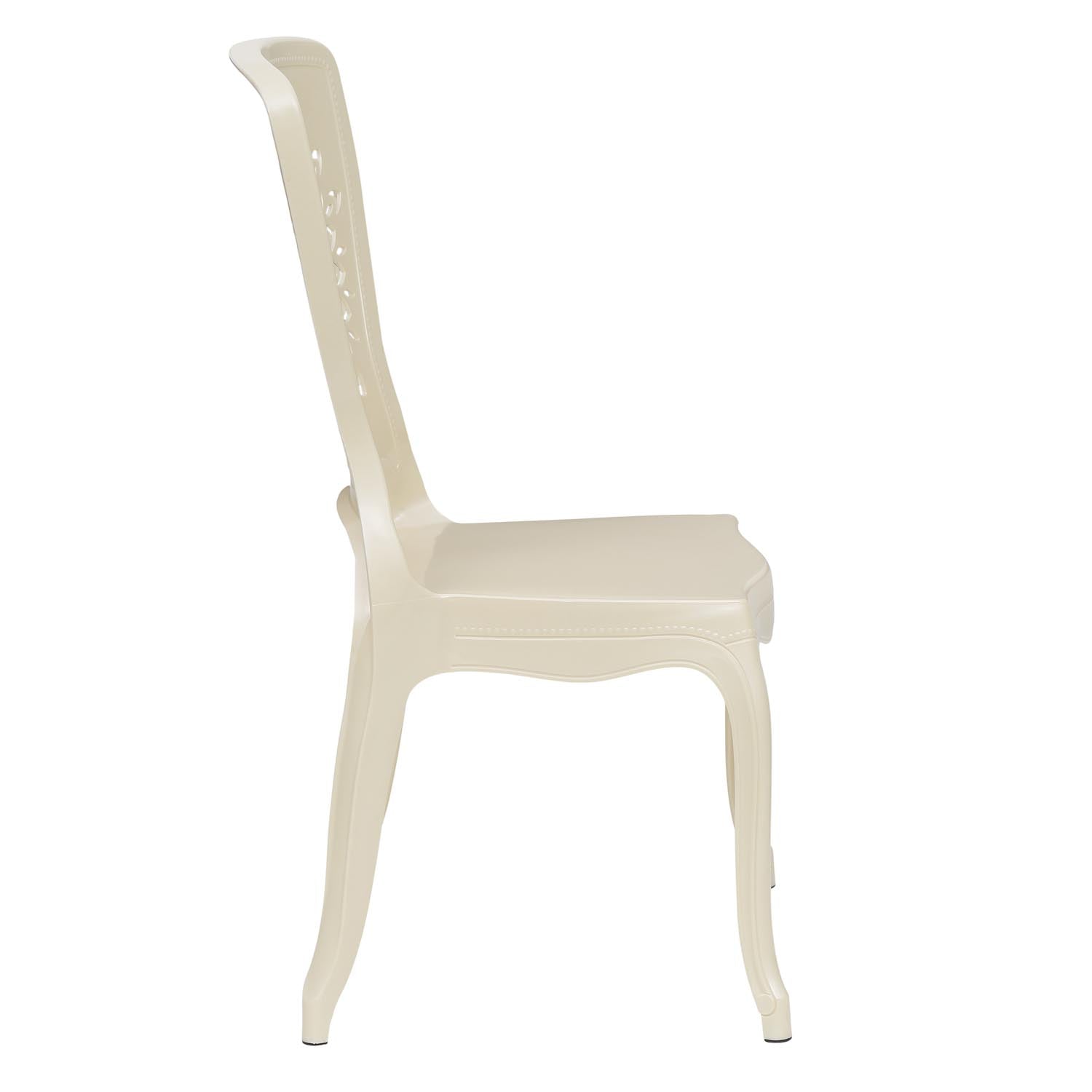 Nilkamal Aura Plastic Chair (Pearl White) - Nilkamal | VK Furniture & Electronics Mangalore