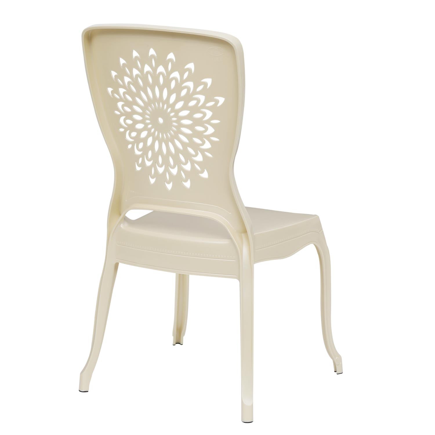 Nilkamal Aura Plastic Chair (Pearl White) - Nilkamal | VK Furniture & Electronics Mangalore