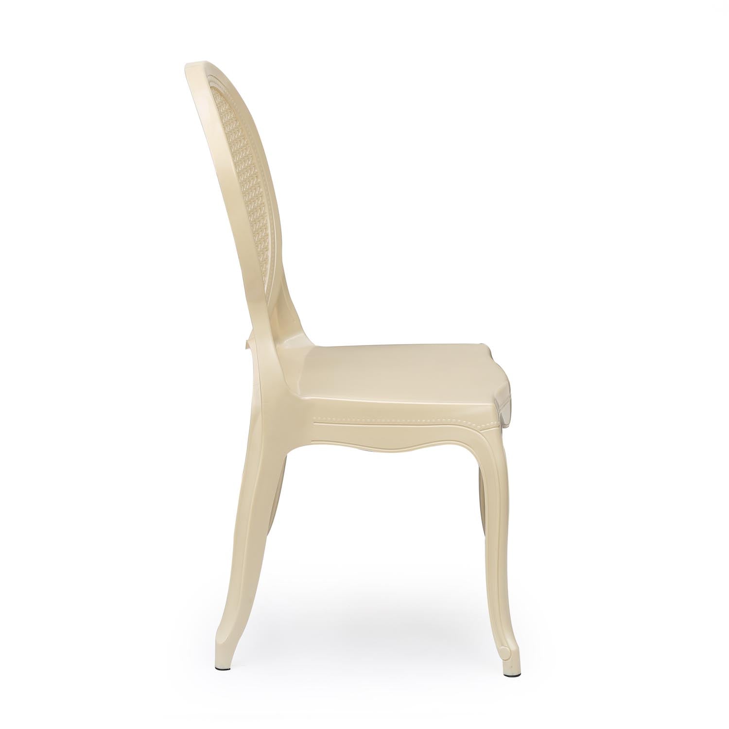 Nilkamal Grace Plastic Chair (Pearl White) - Nilkamal | VK Furniture & Electronics Mangalore