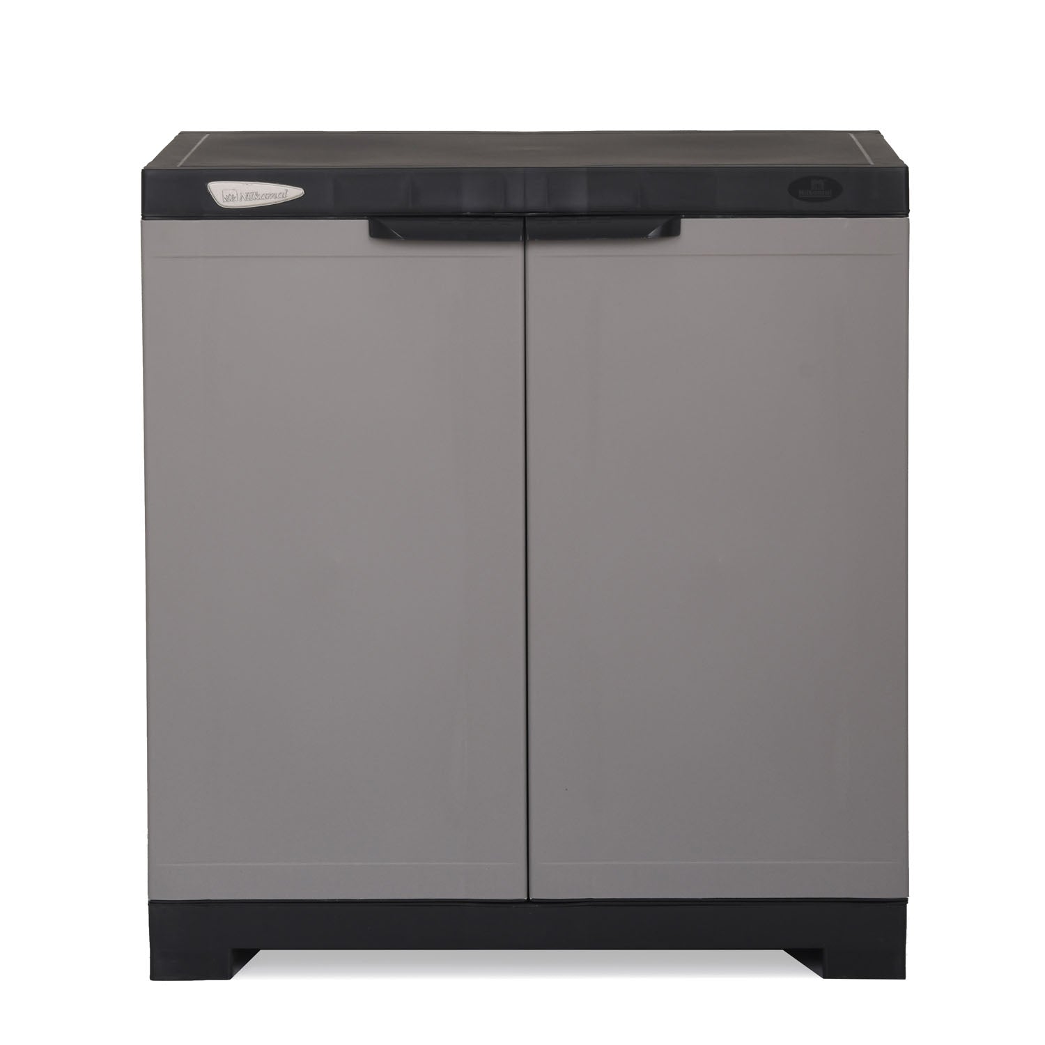 Nilkamal Freedom Mini 09 (FMSC09) Shoe Rack Plastic Cabinet (Grey/Charcoal Grey) - Nilkamal | VK Furniture & Electronics Mangalore