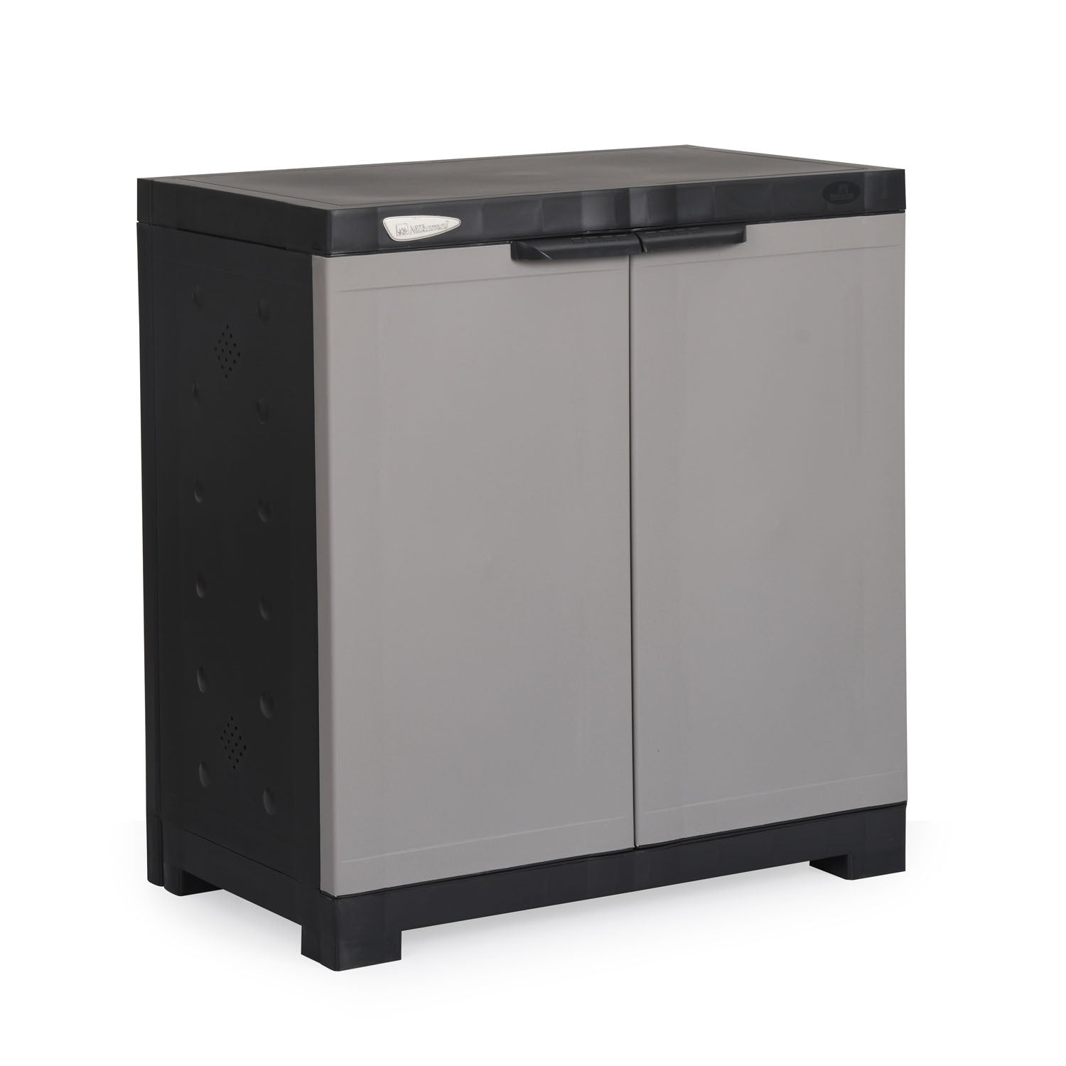 Nilkamal Freedom Mini 09 (FMSC09) Shoe Rack Plastic Cabinet (Grey/Charcoal Grey) - Nilkamal | VK Furniture & Electronics Mangalore