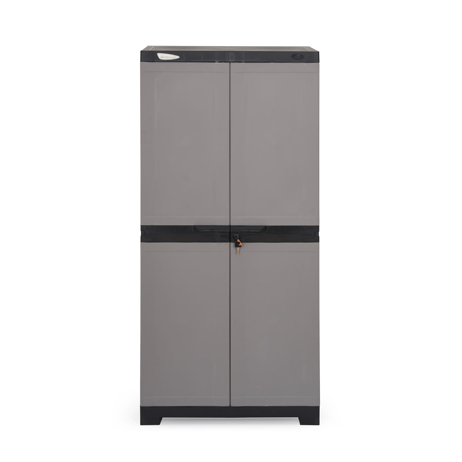 Nilkamal Freedom Large 18 (FMSC18) Shoe Rack Plastic Cabinet (Grey/Charcoal Grey) - Nilkamal | VK Furniture & Electronics Mangalore
