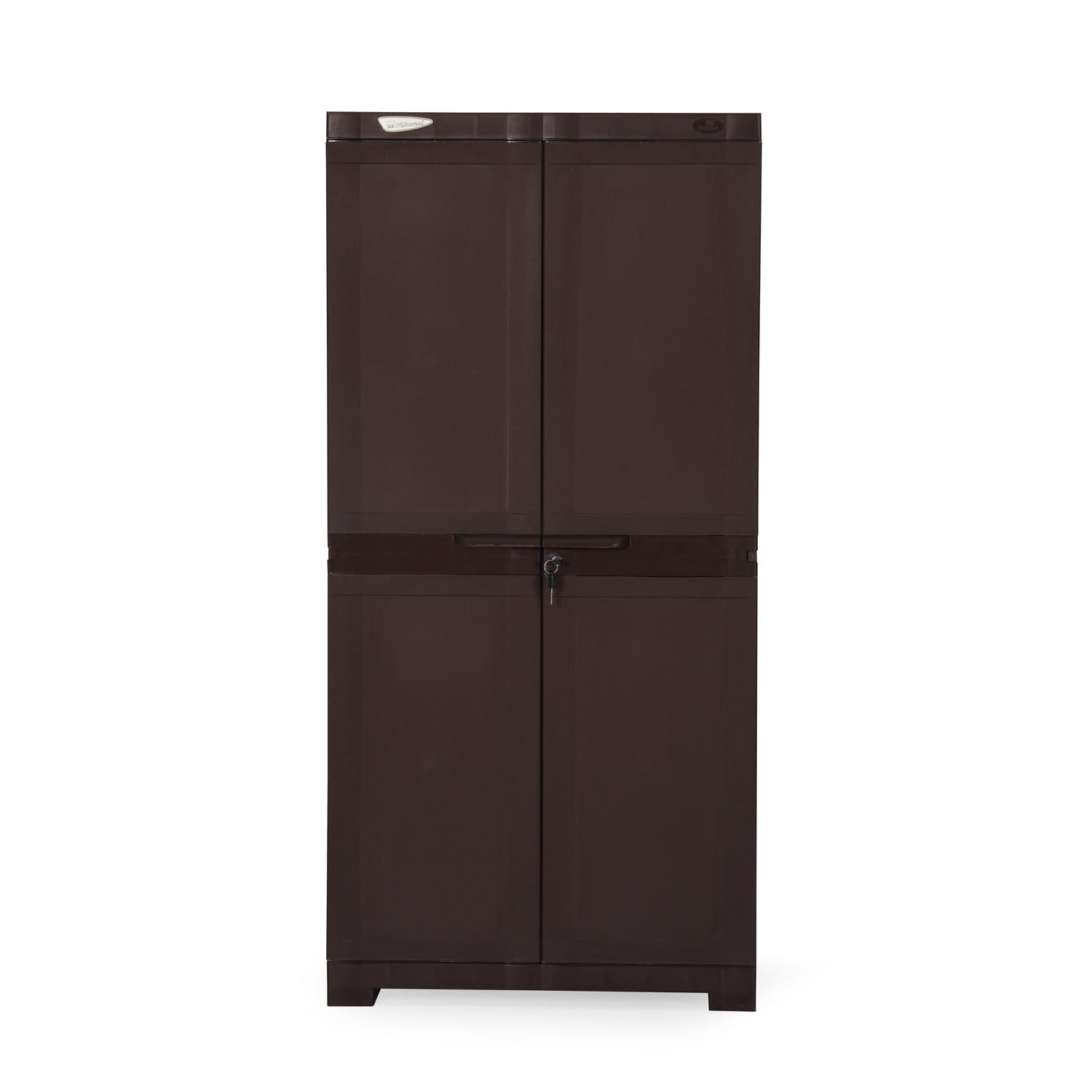 Nilkamal Freedom Large 18 (FMSC18) Shoe Rack Plastic Cabinet (Weather Brown) - Nilkamal | VK Furniture & Electronics Mangalore