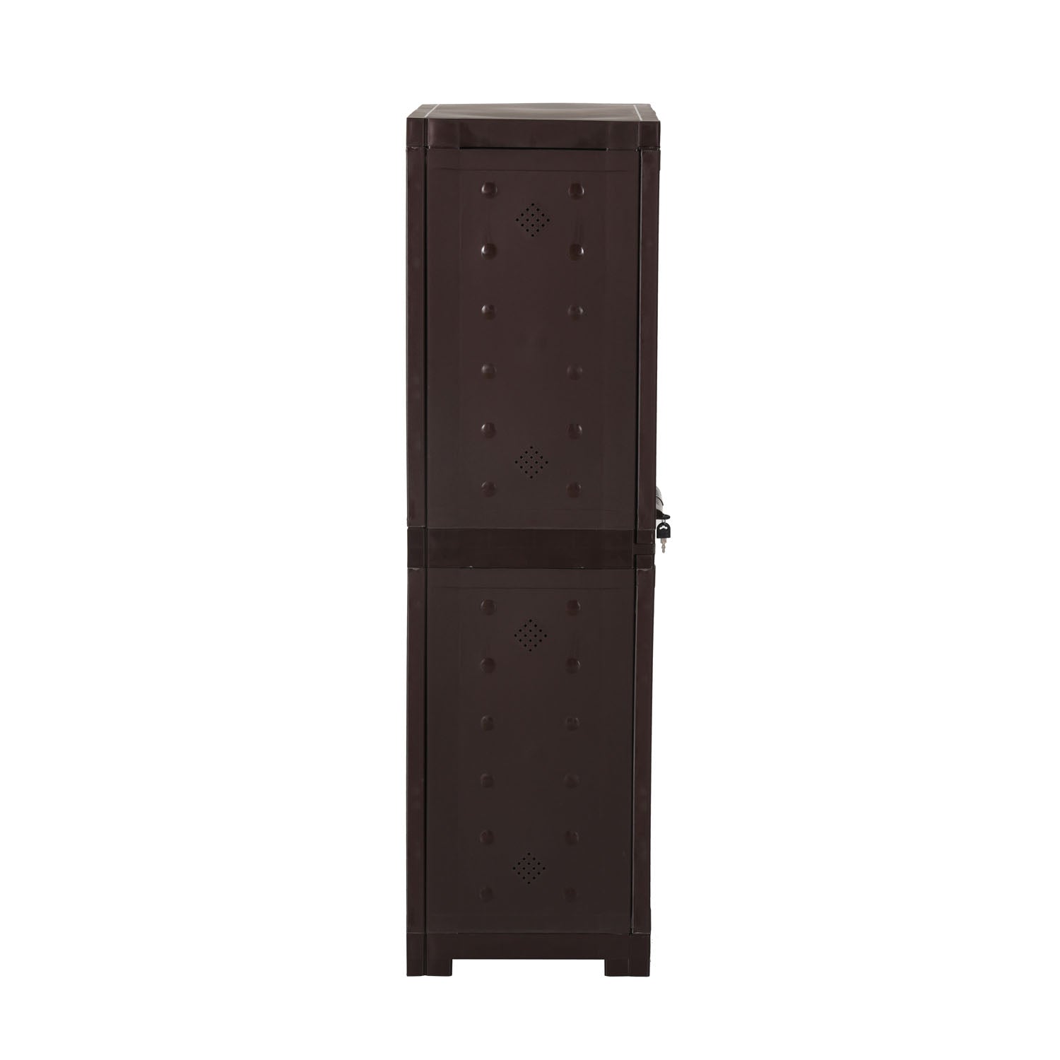 Nilkamal Freedom Large 18 (FMSC18) Shoe Rack Plastic Cabinet (Weather Brown) - Nilkamal | VK Furniture & Electronics Mangalore