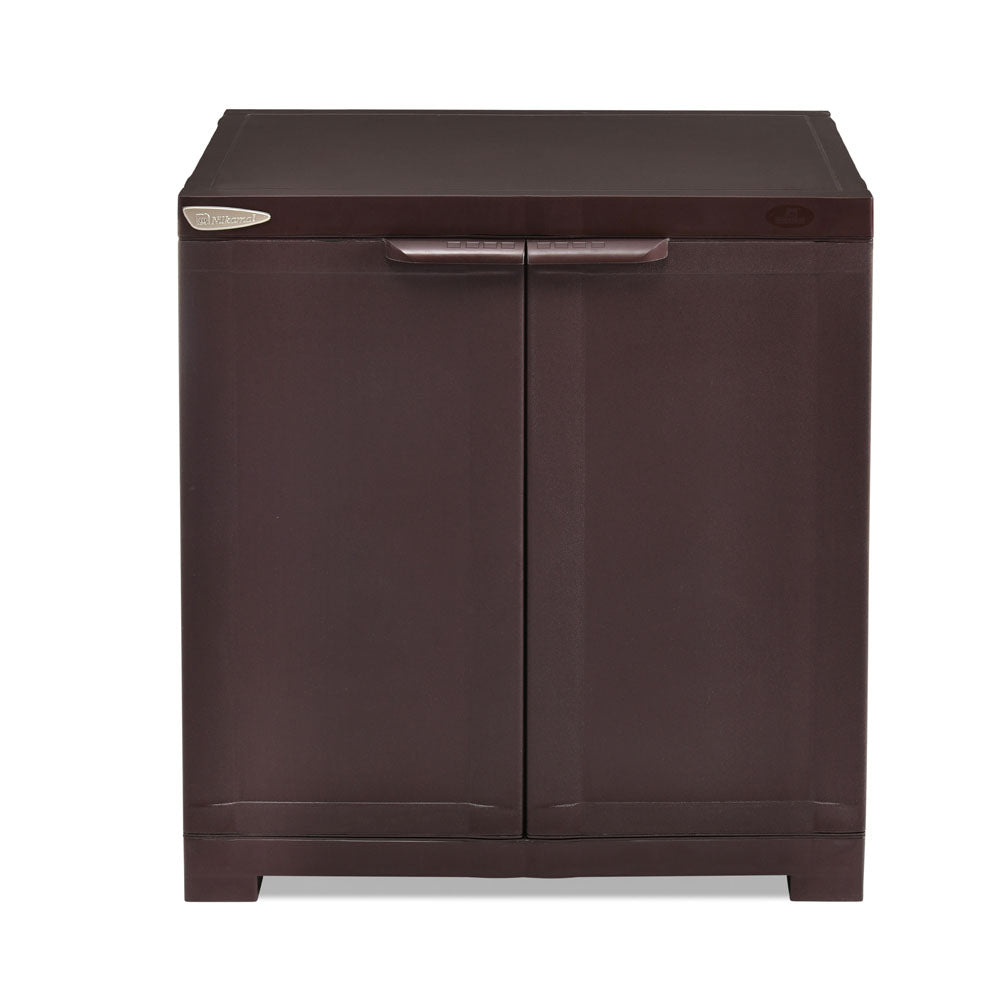 Nilkamal Freedom Mini 09 (FMSC09) Plastic Shoe Cabinet (Weather Brown) - Nilkamal | VK Furniture & Electronics Mangalore