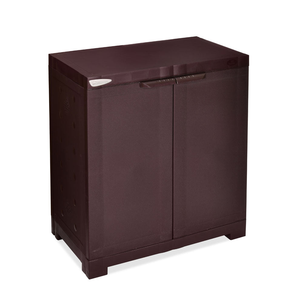 Nilkamal Freedom Mini 09 (FMSC09) Plastic Shoe Cabinet (Weather Brown) - Nilkamal | VK Furniture & Electronics Mangalore