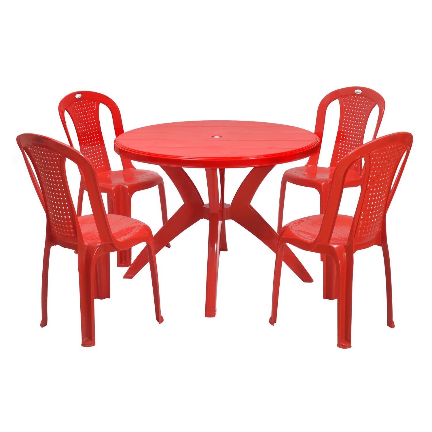 Nilkamal Meridian Kross Leg 4 Seater Dining Set - Nilkamal | VK Furniture & Electronics Mangalore