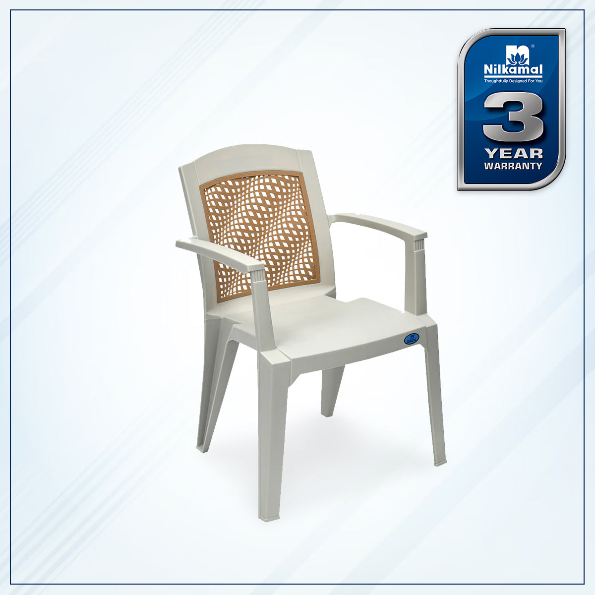 Nilkamal Illusion Plastic Arm Chair - Nilkamal | VK Furniture & Electronics Mangalore