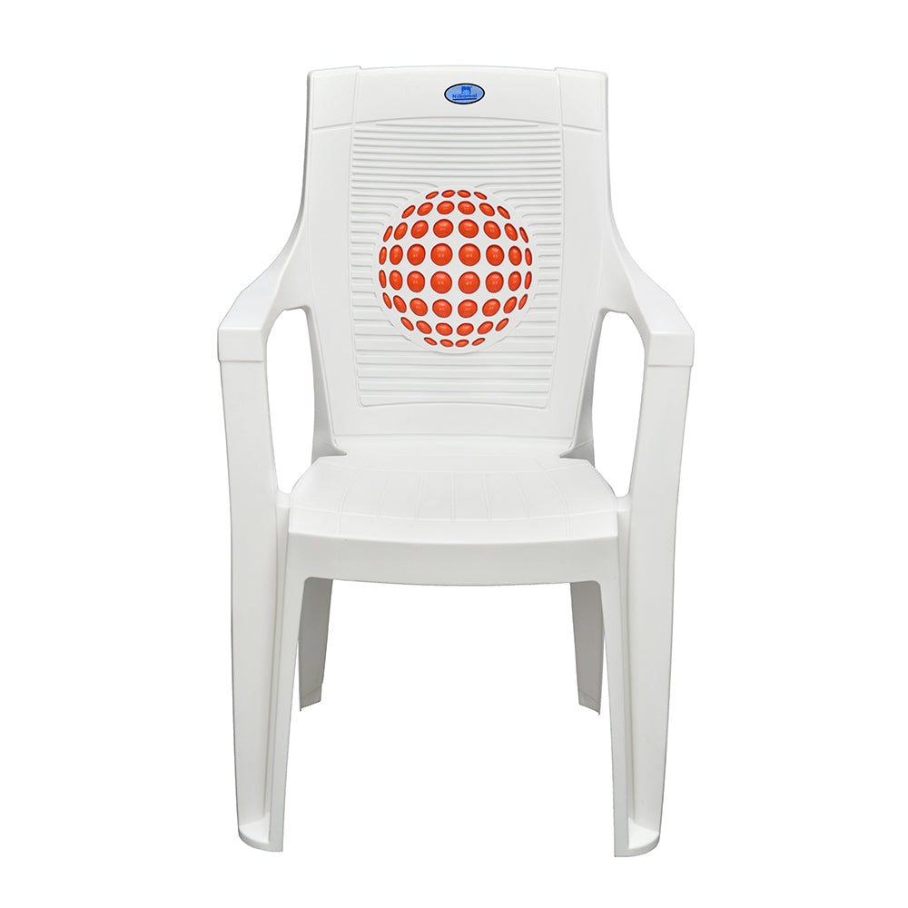 Nilkamal Globe 3D Plastic Arm Chair - Nilkamal | VK Furniture & Electronics Mangalore