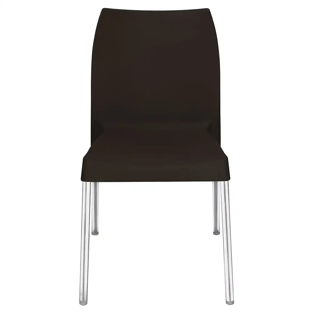 Nilkamal Novella 07 Plastic Armless Chair (Season Rust Brown) - Nilkamal | VK Furniture & Electronics Mangalore