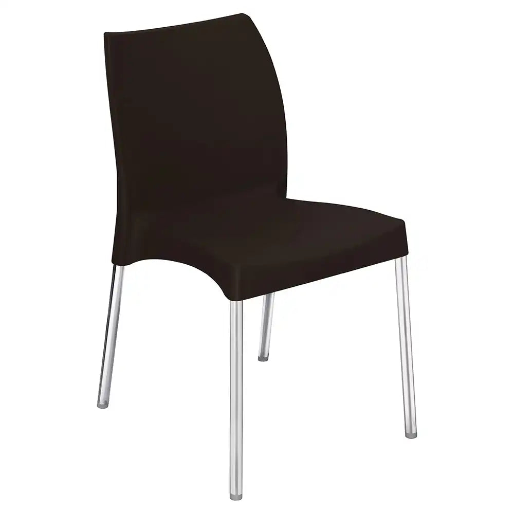 Nilkamal Novella 07 Plastic Armless Chair (Season Rust Brown) - Nilkamal | VK Furniture & Electronics Mangalore