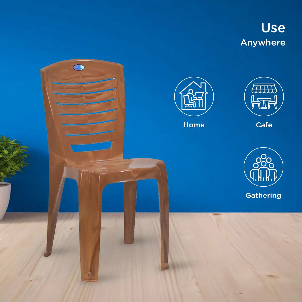Nilkamal CHR4025 Plastic Armless Chair - Nilkamal | VK Furniture & Electronics Mangalore